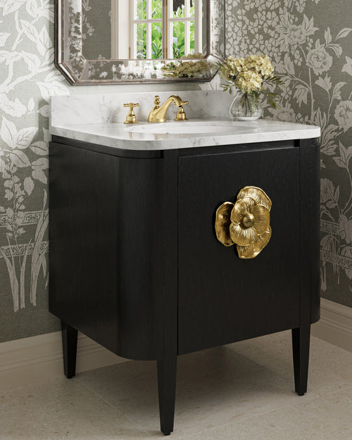 Currey and Company Briallen Bathroom Vanity Cabinet