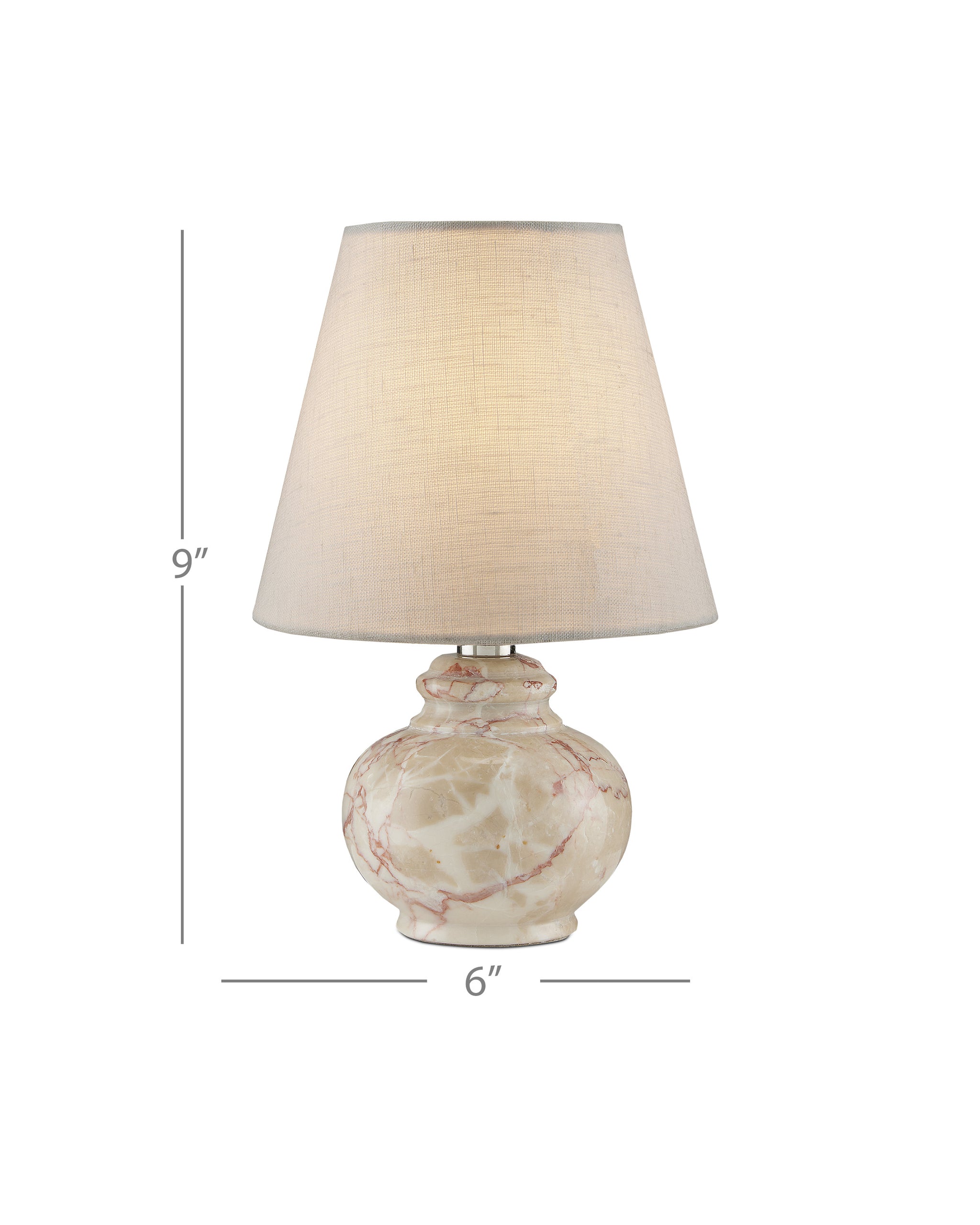 Currey & Company Piccolo Tan Mini Table Lamp
