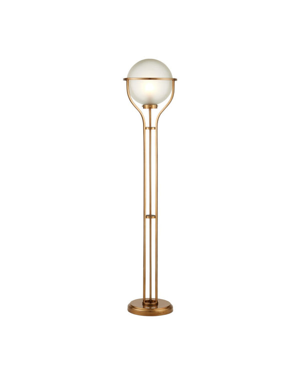 Currey & Company Metropolis Metallic Champagne Floor Lamp
