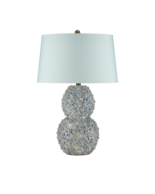 Currey & Company Jessamine Blue Table Lamp