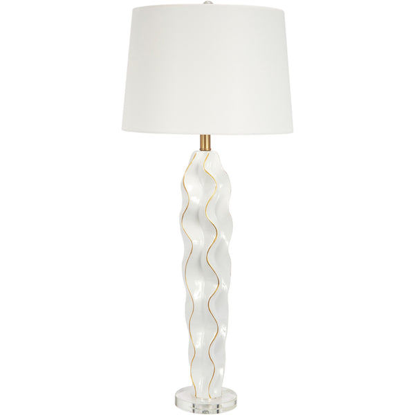 Old World Designs Hannah Wave Buffet Lamp 36"H