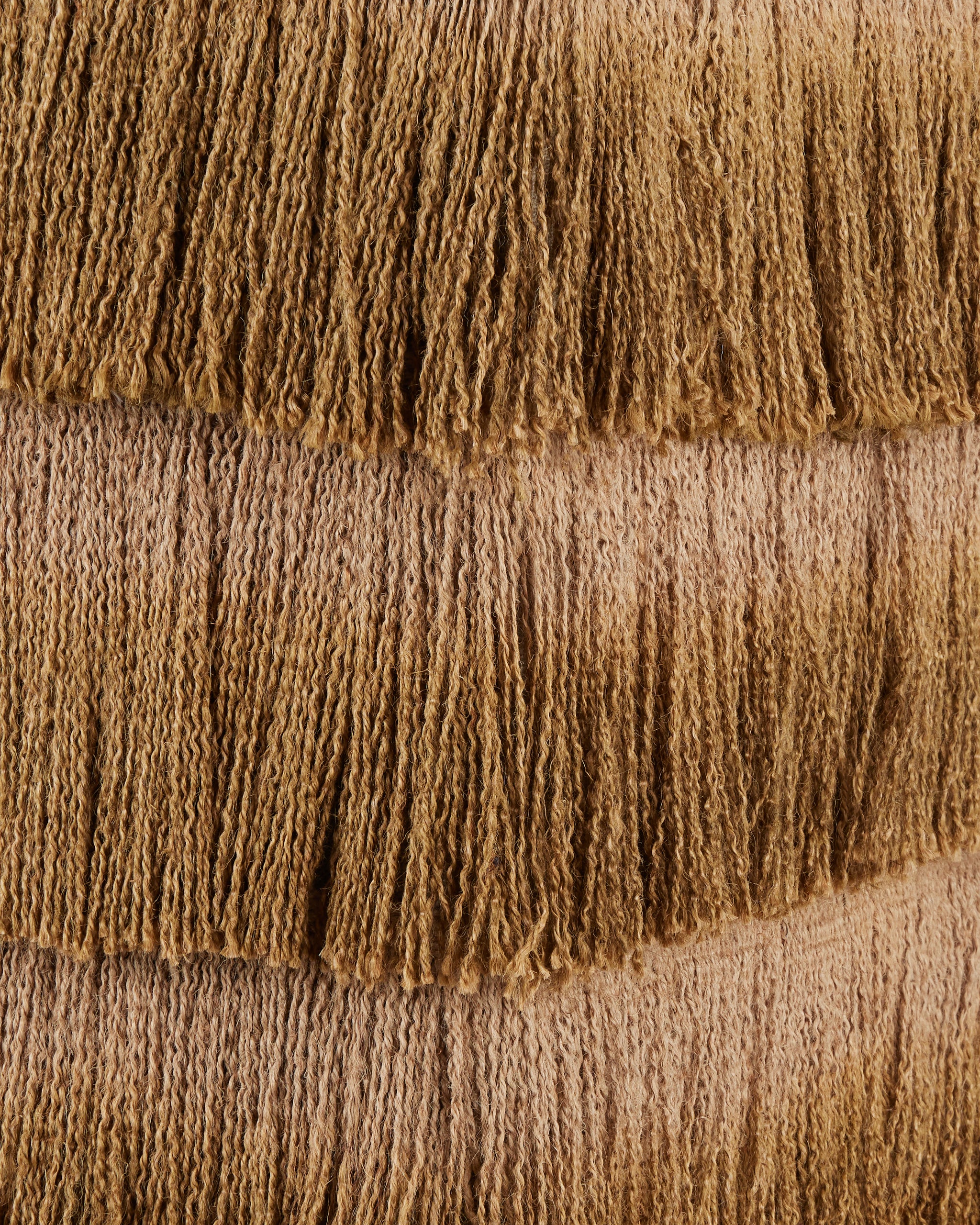 Currey & Company Jute Fringe Ottoman