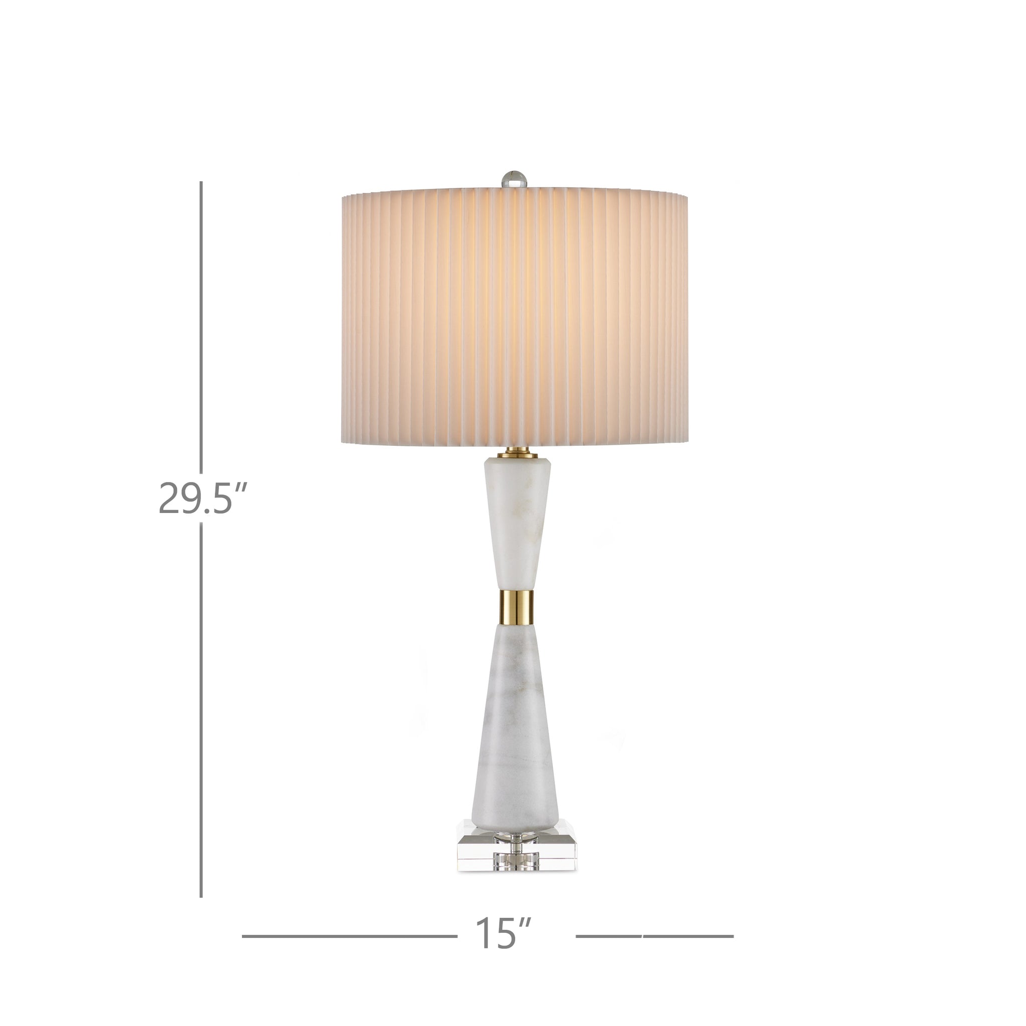 Currey & Company Edelmar White Table Lamp