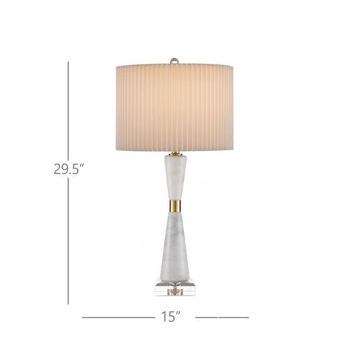 Currey & Company Edelmar White Table Lamp