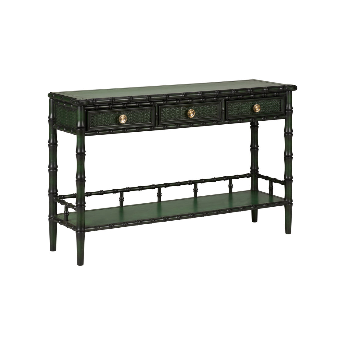 Wildwood Borneo Console Table Emerald Green