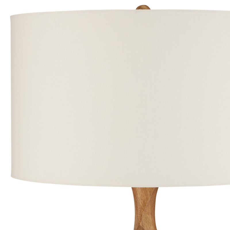 Currey And Company Sunbird Wood Floor Lamp