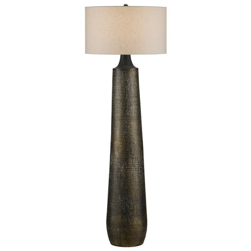 Currey And Company Brigadier Black Floor Lamp