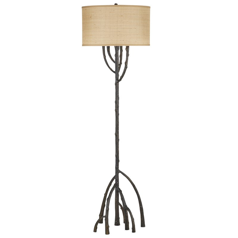 Currey And Company Mangrove Bronze Floor Lamp