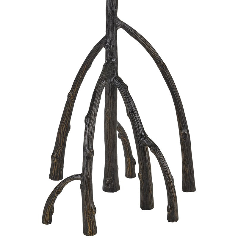 Currey And Company Mangrove Bronze Floor Lamp