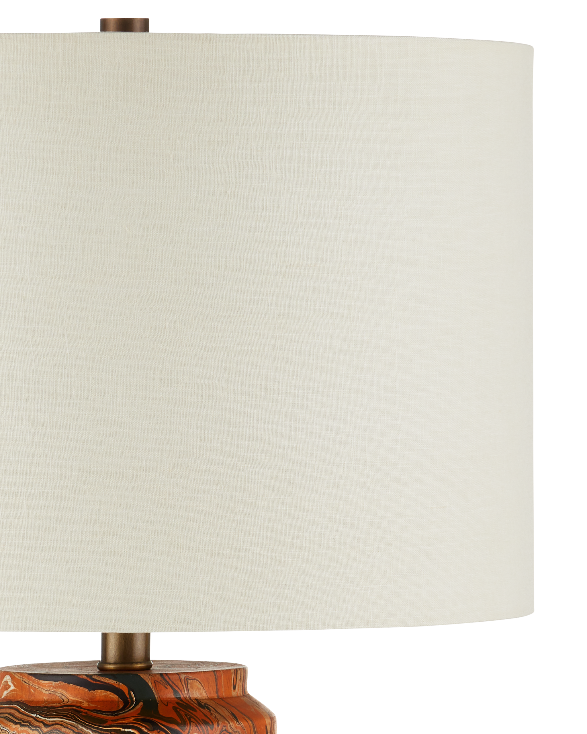 Currey & Company Crantock Orange Table Lamp