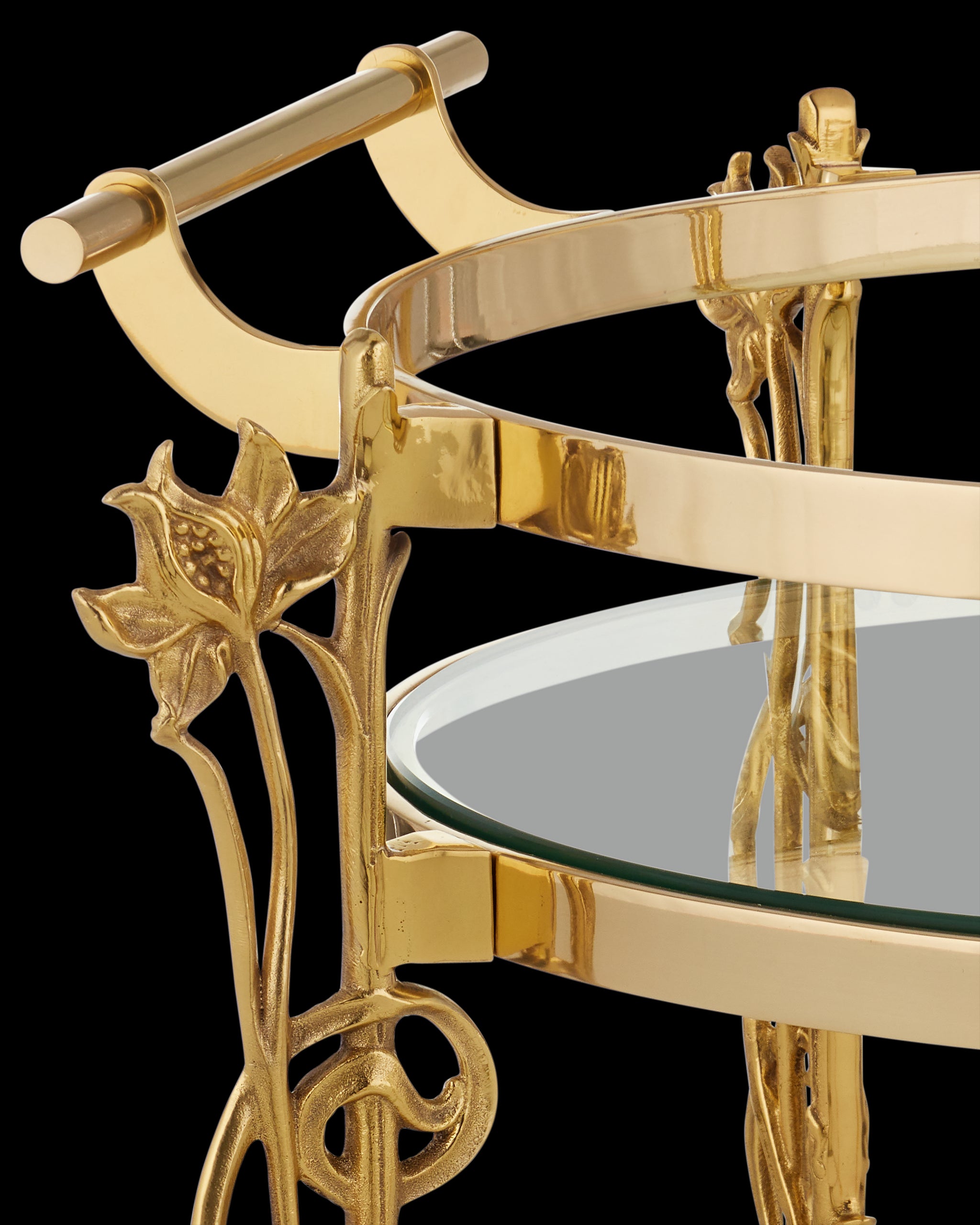 Currey & Company Fiore Bar Cart