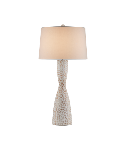 Currey & Company Edwell Whitewash Table Lamp