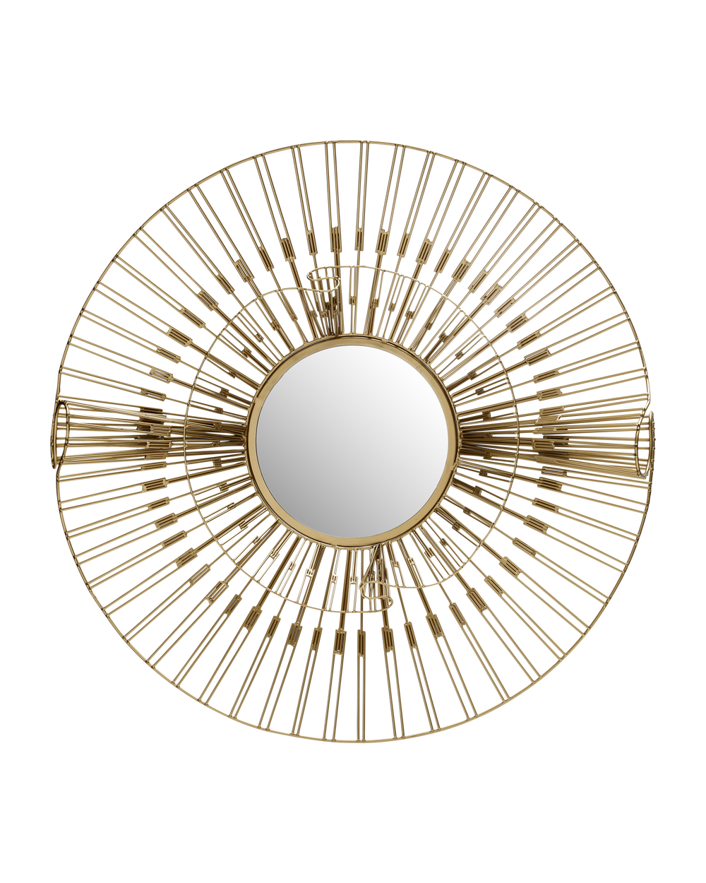 Currey & Company Ruche Round Mirror