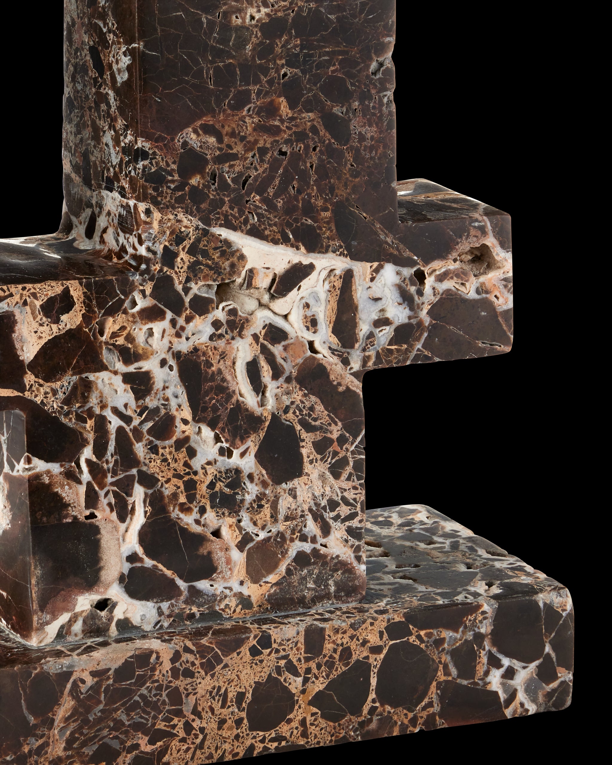 Currey & Company Blount Marble Object