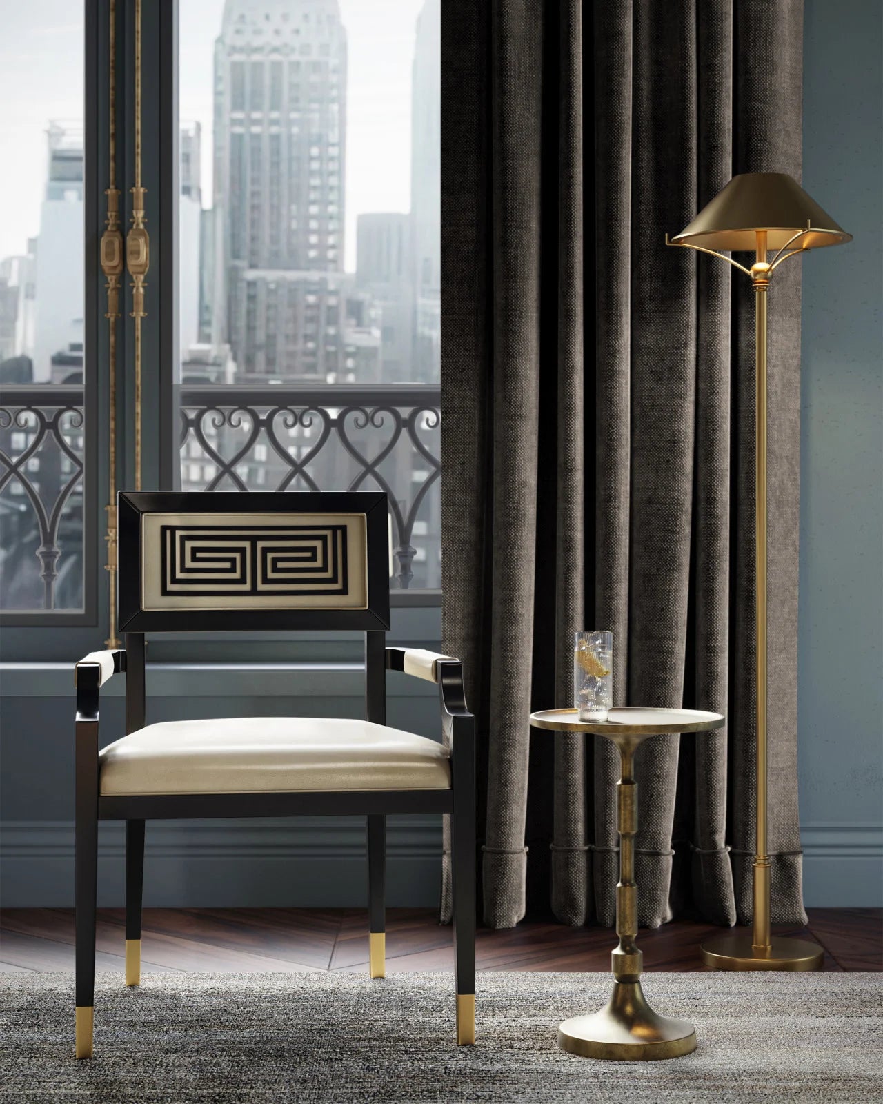 Currey & Company Pascal Accent Table