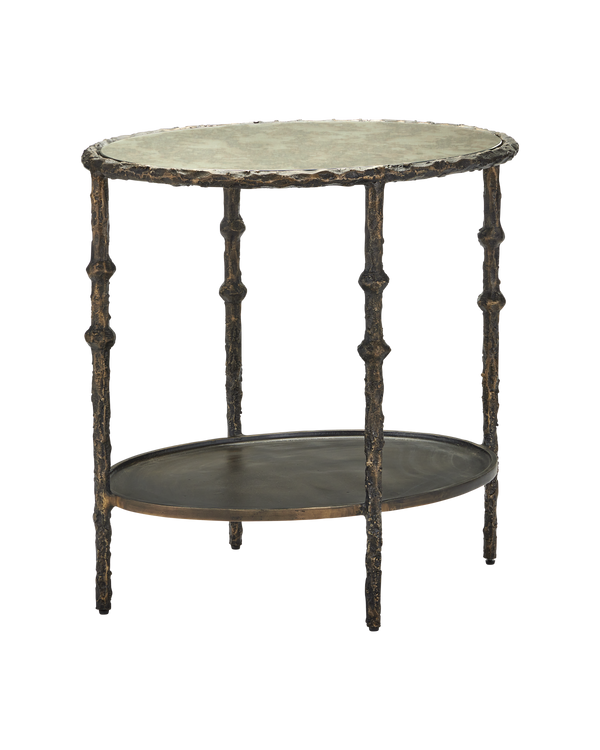 Currey & Company Spalzato Side Table