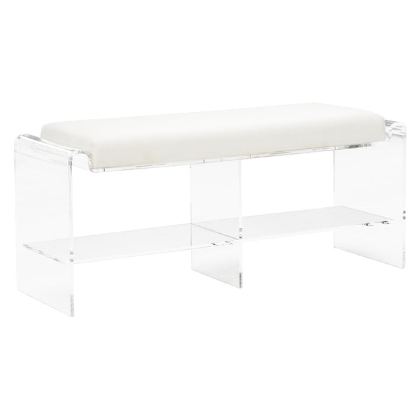 Chelsea House Renee Acrylic Long Bench