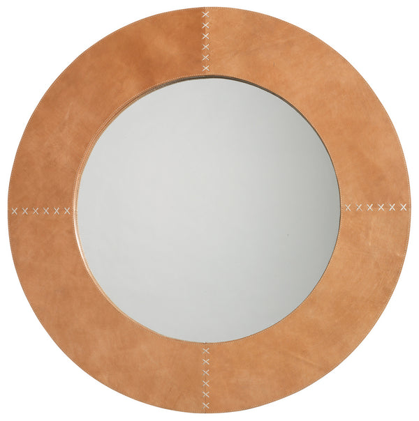 Jamie Young Round Cross Stitch Mirror