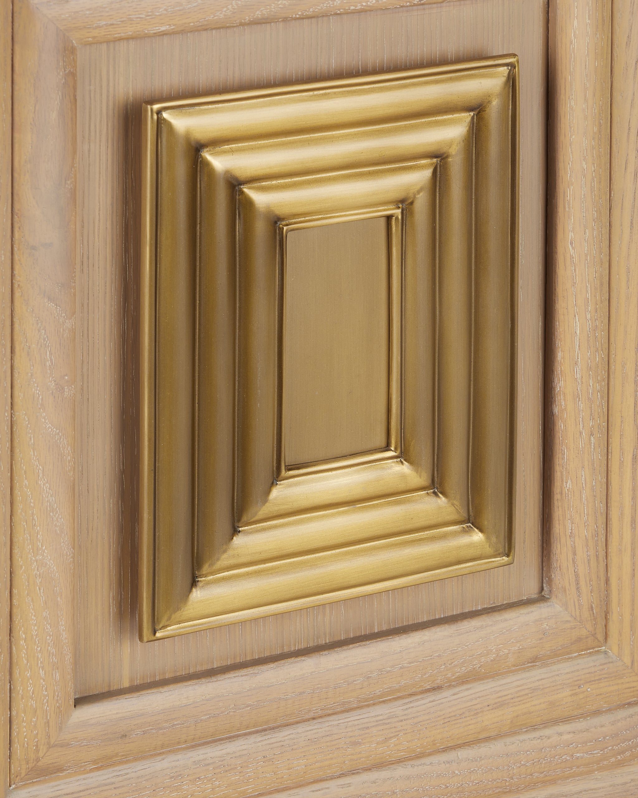 Currey & Company Morombe Washed Oak Console Table