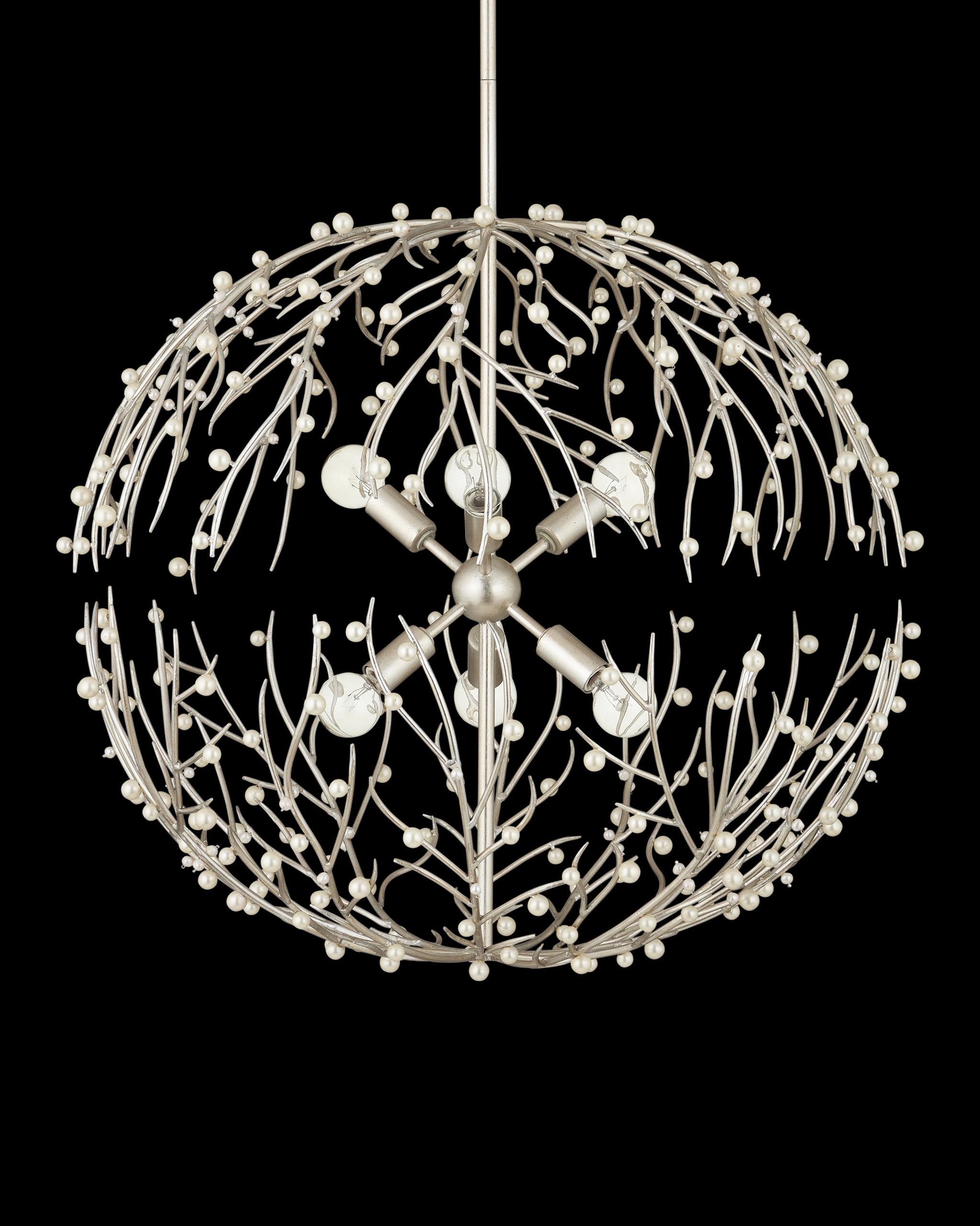 Currey & Company Shinju Pearl Orb Chandelier