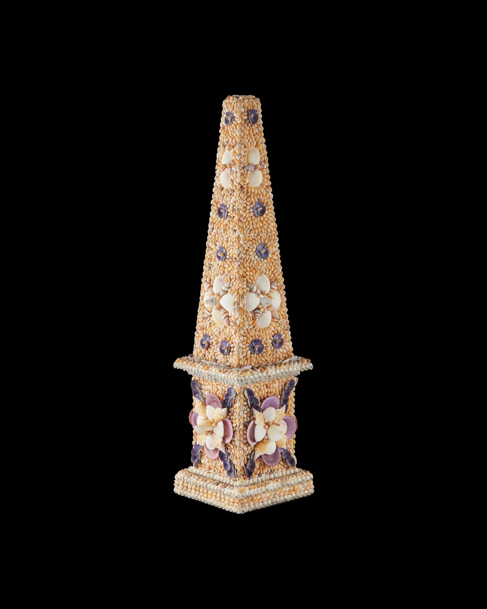 Currey & Company Coquillage Tall Obelisk
