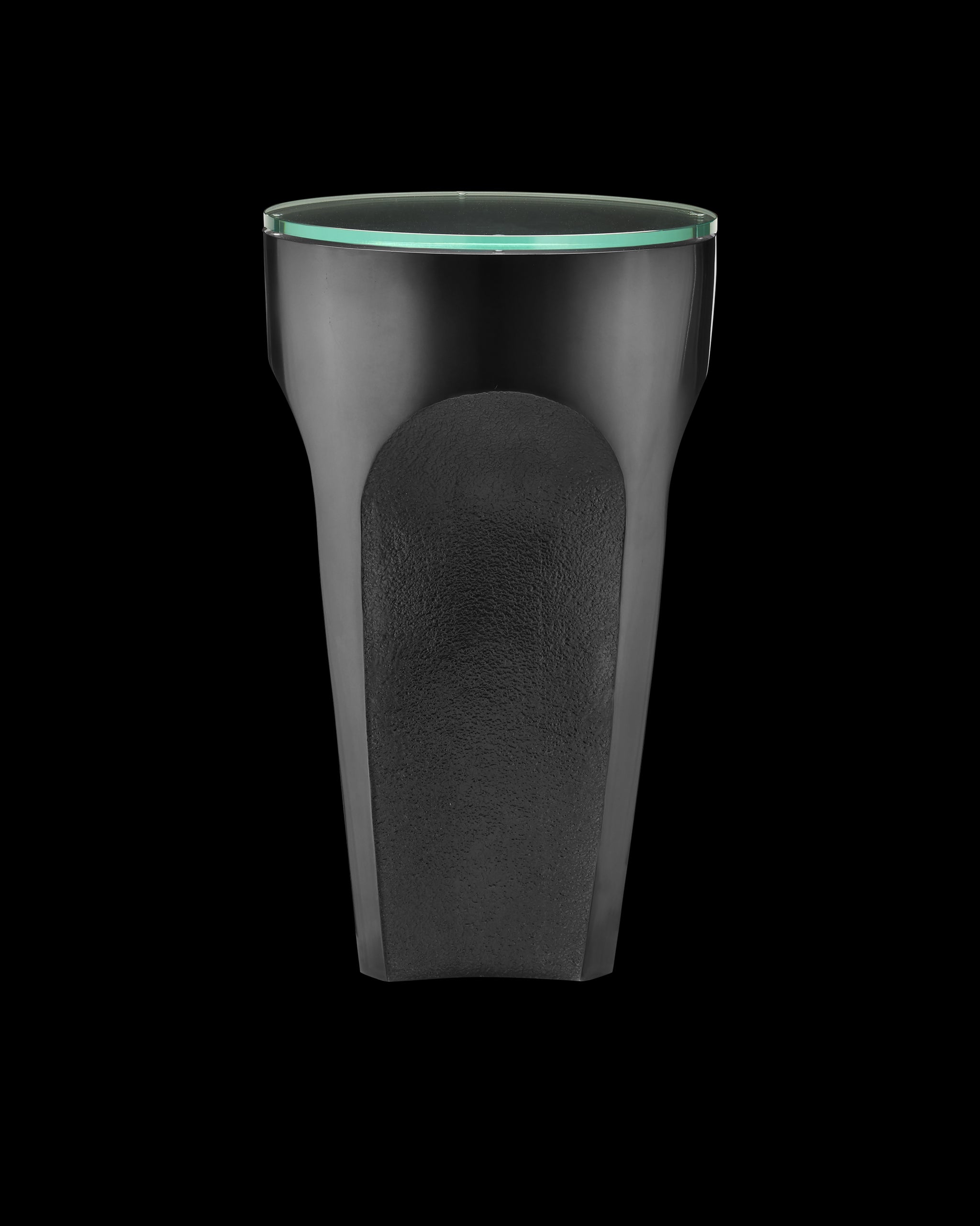 Currey & Company Lemy Black Drinks Table