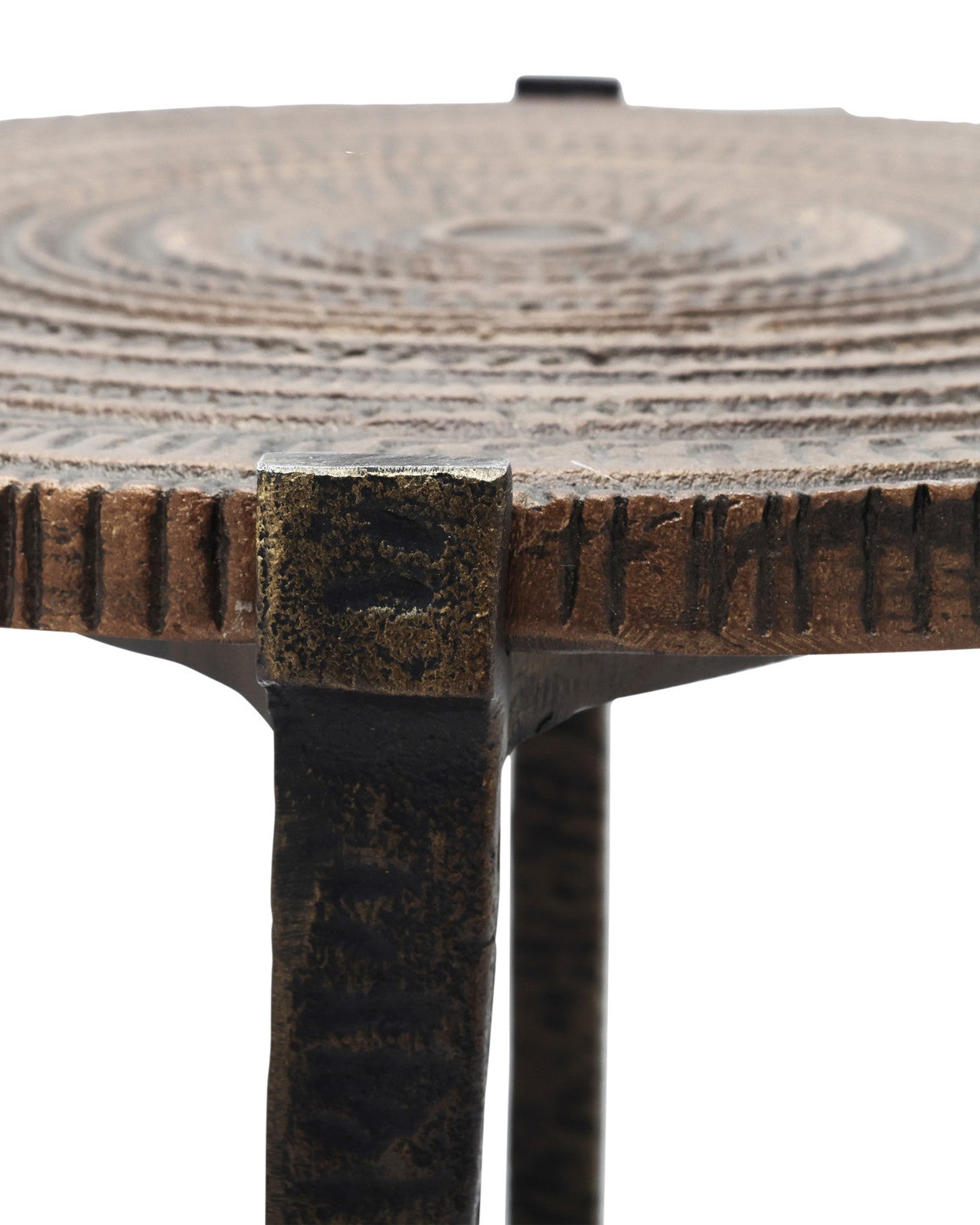 Currey & Company 22" Unity Cast Aluminum Accent Table