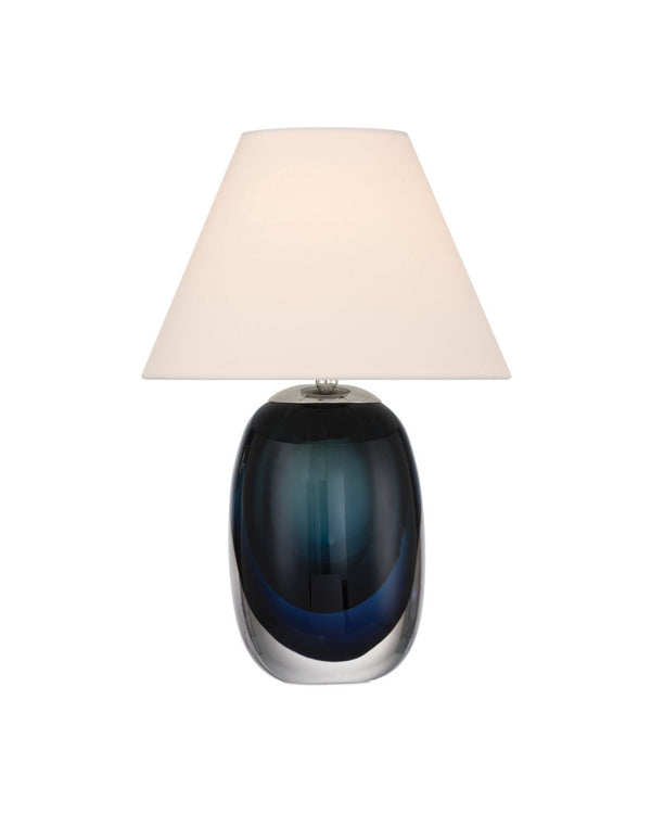 Currey & Company Danza Blue Cordless Table Lamp
