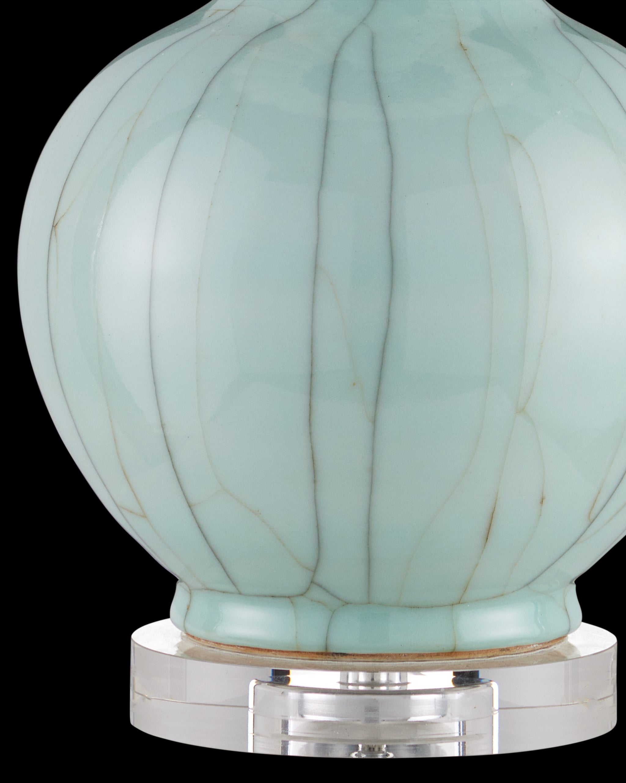 Currey & Company Celadon Crackle Table Lamp
