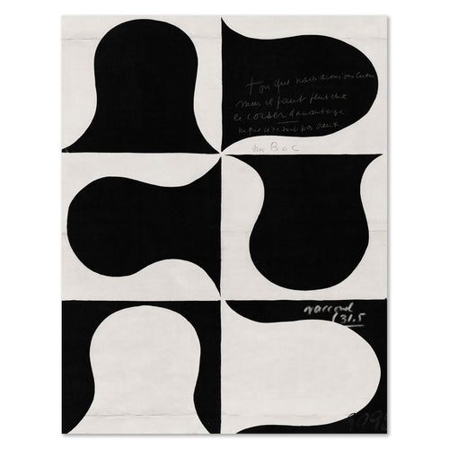 Paule Marrot Black and White Abstract Series 2, 1