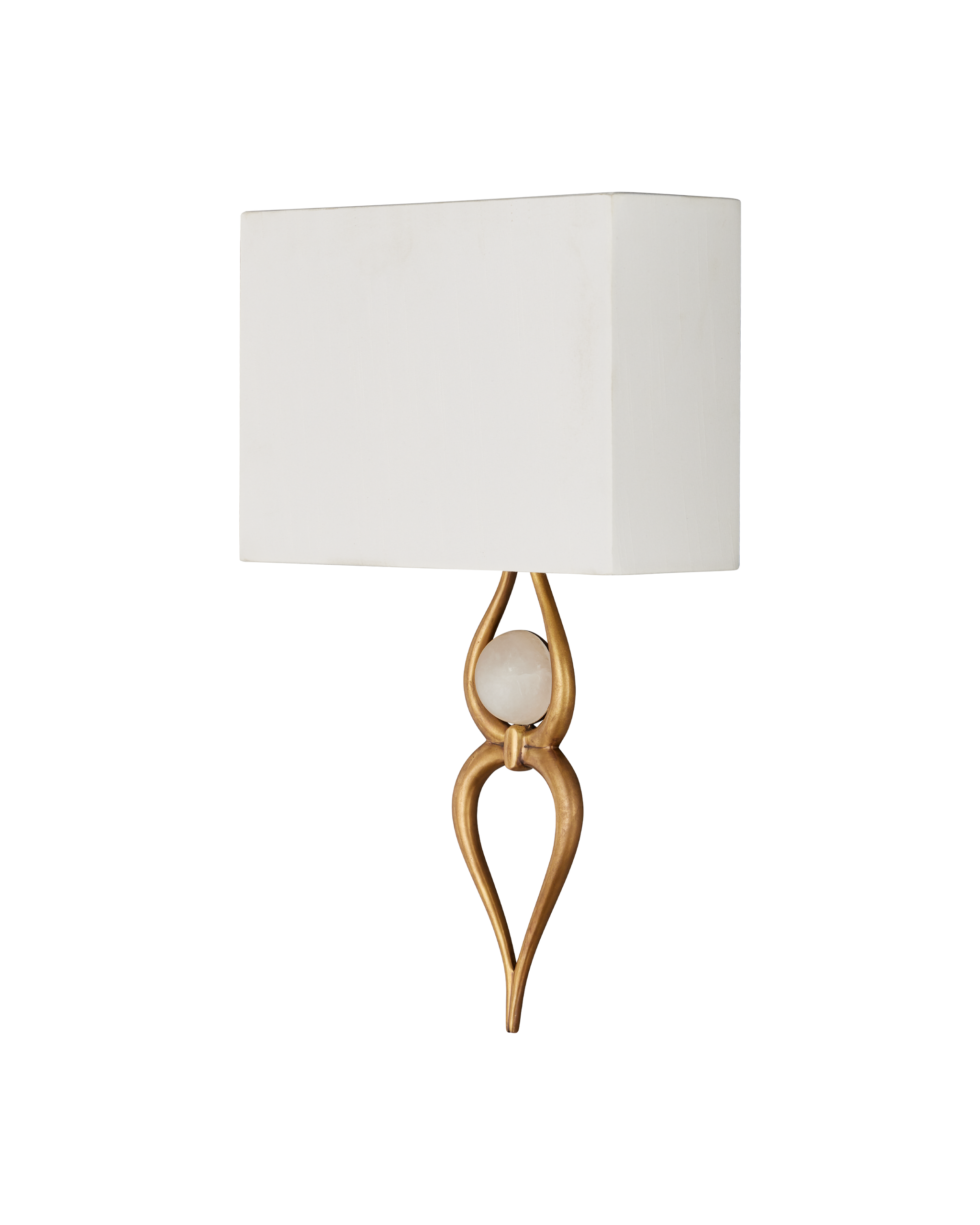 Currey & Company Omorfos Brass Wall Sconce