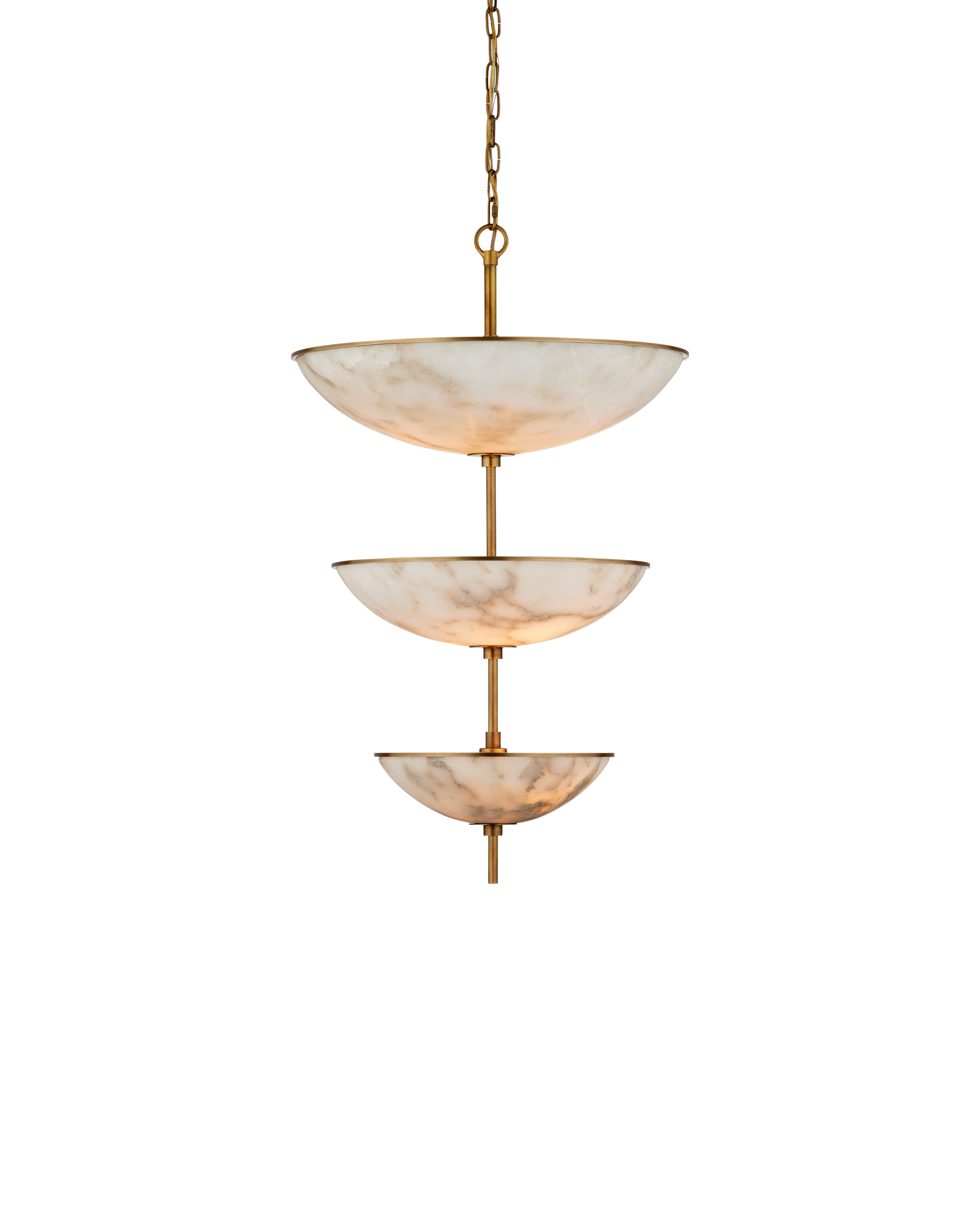 Currey & Company Volterra Three Tier Chandelier