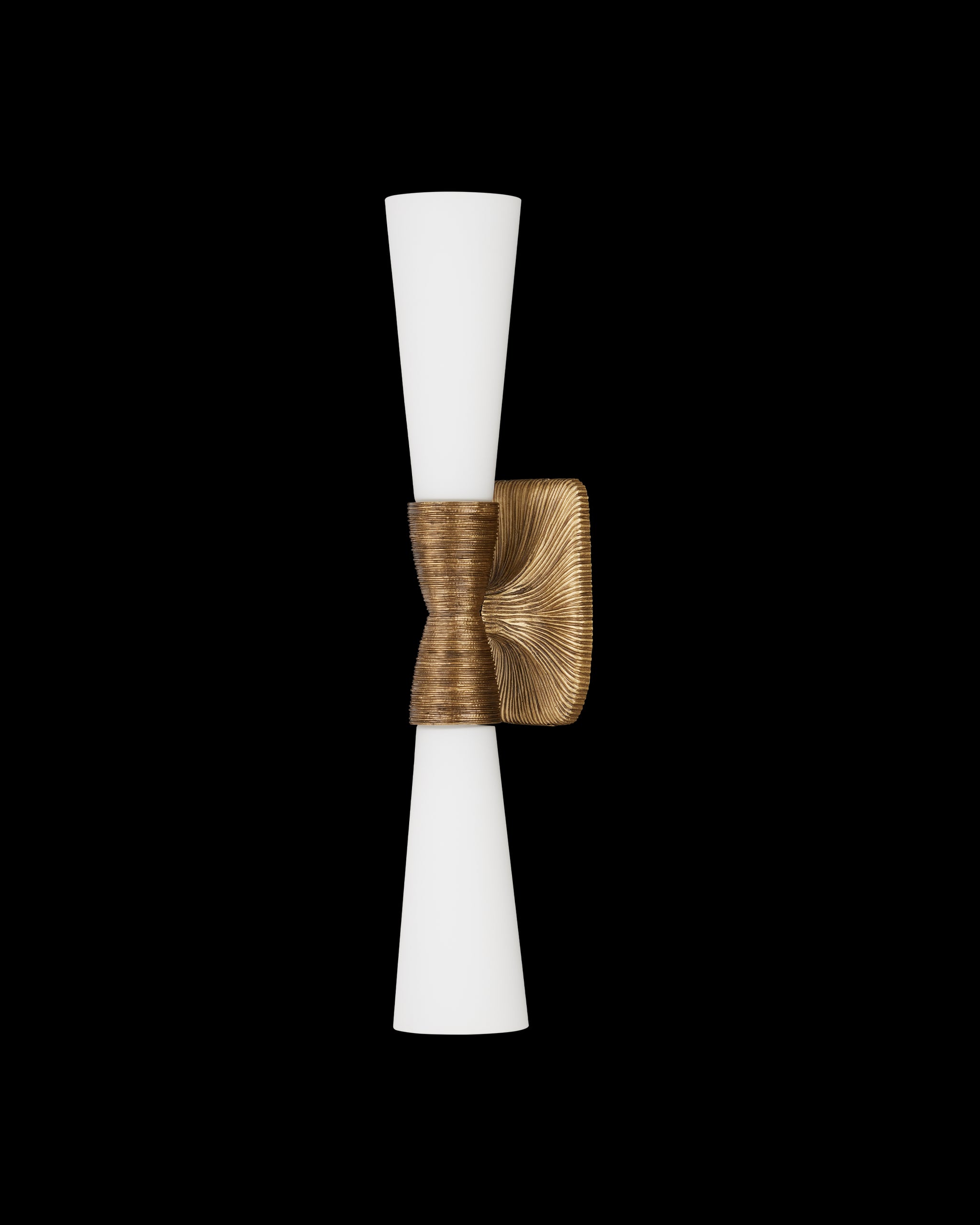 Currey & Company Burrows Brass Bath Wall Sconce