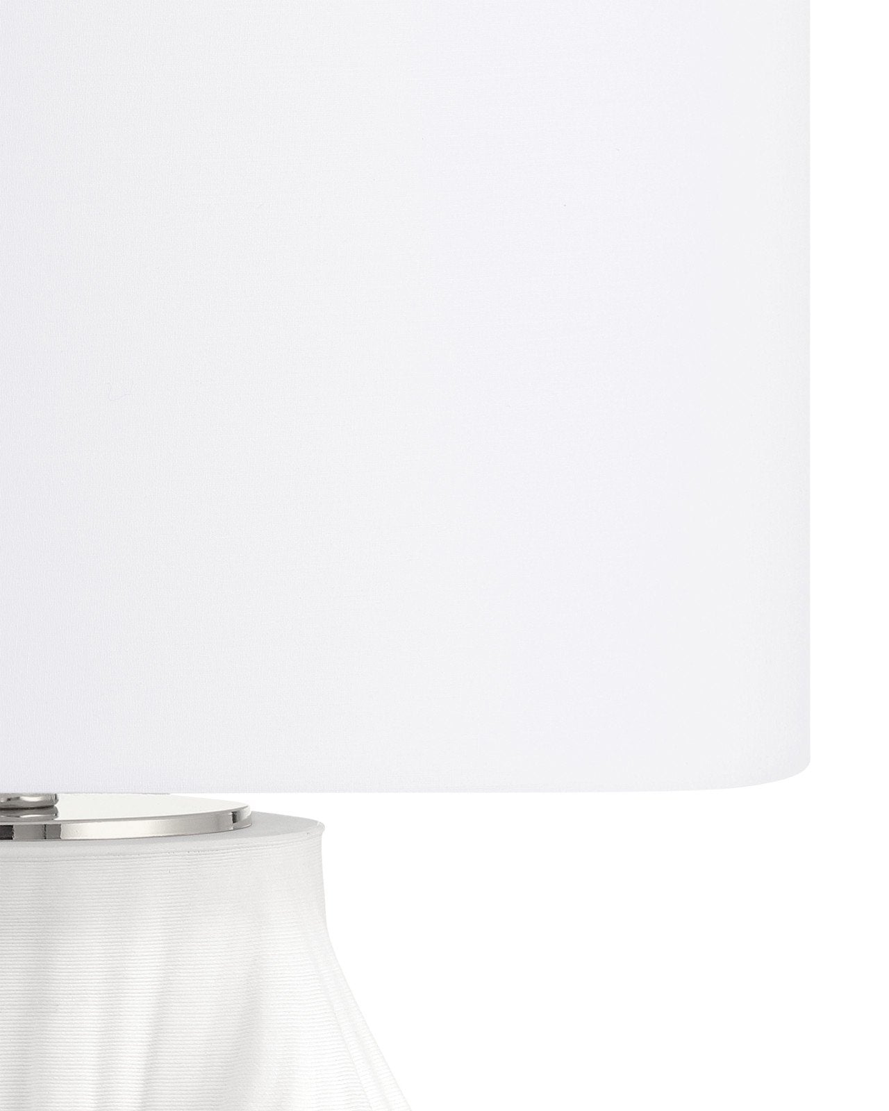 Currey & Company Watershed White Porcelain Table Lamp