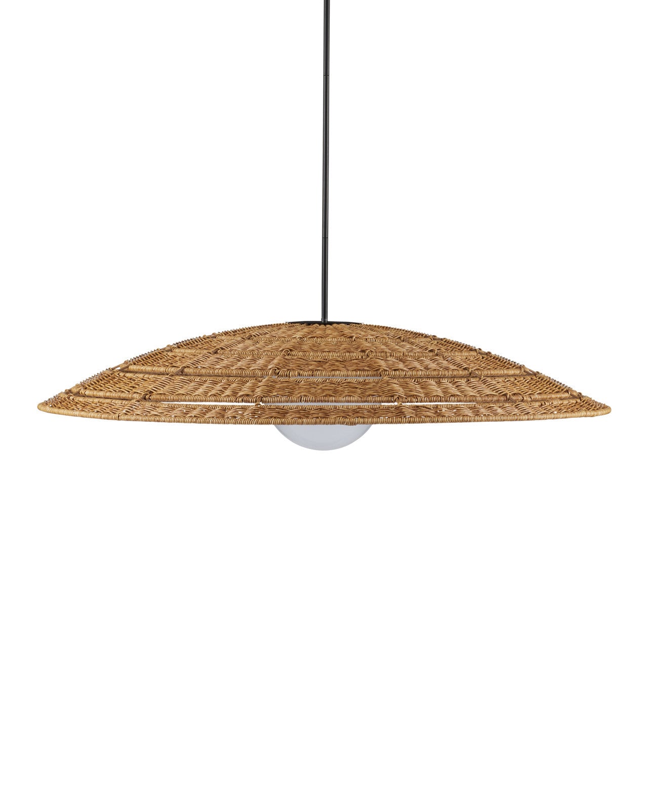 Currey & Company 42" Barbary Large Outdoor 1 Light Pendant