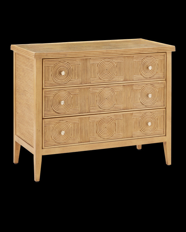 Currey & Company Santos Sea Sand Large Chest