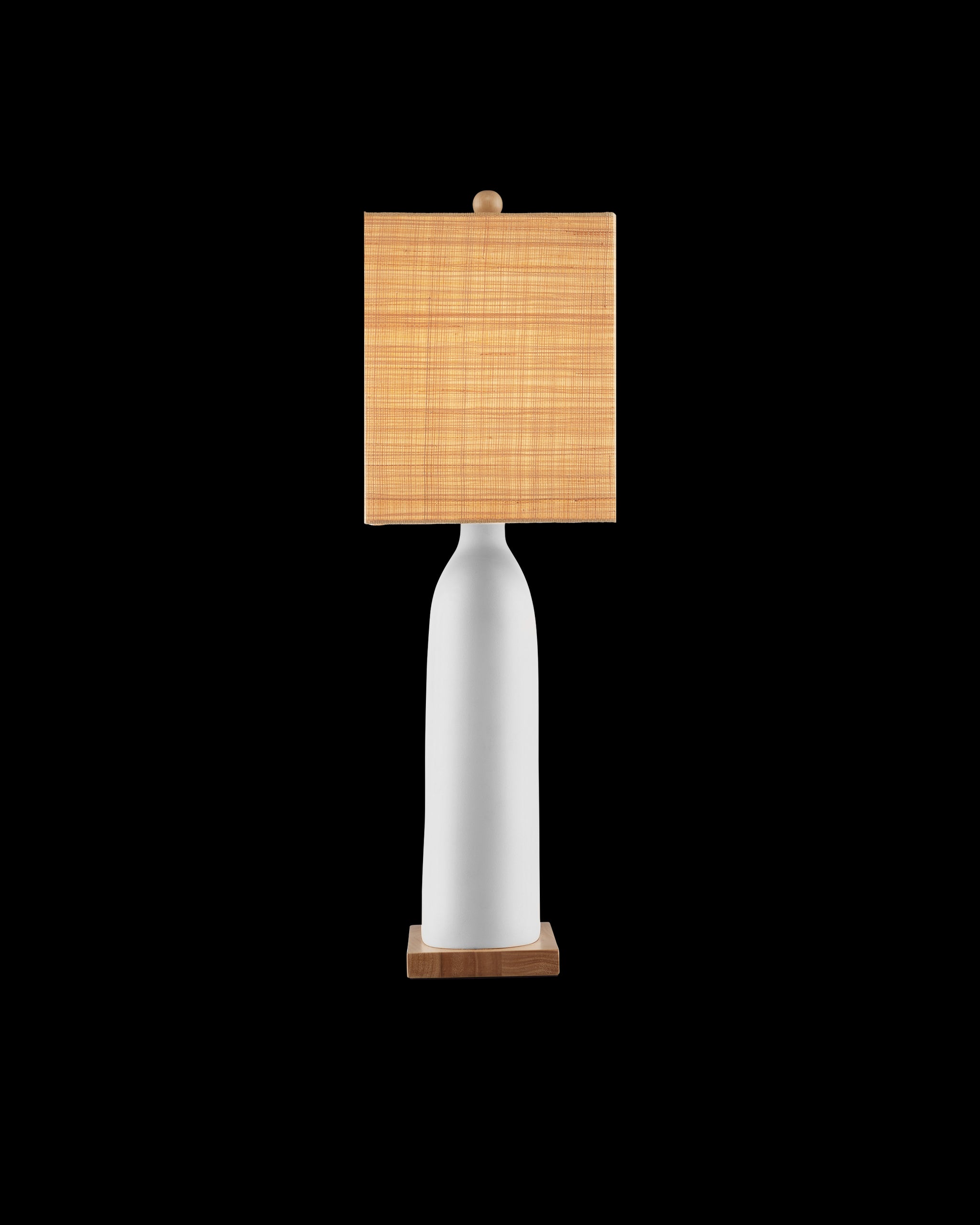 Currey & Company Musing White Table Lamp