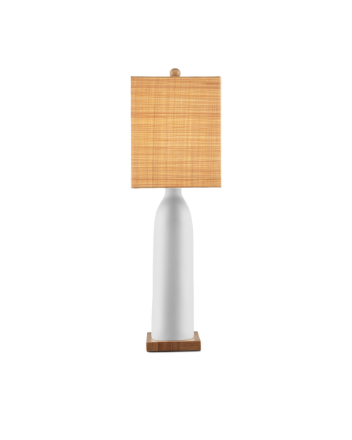 Currey & Company Musing White Table Lamp