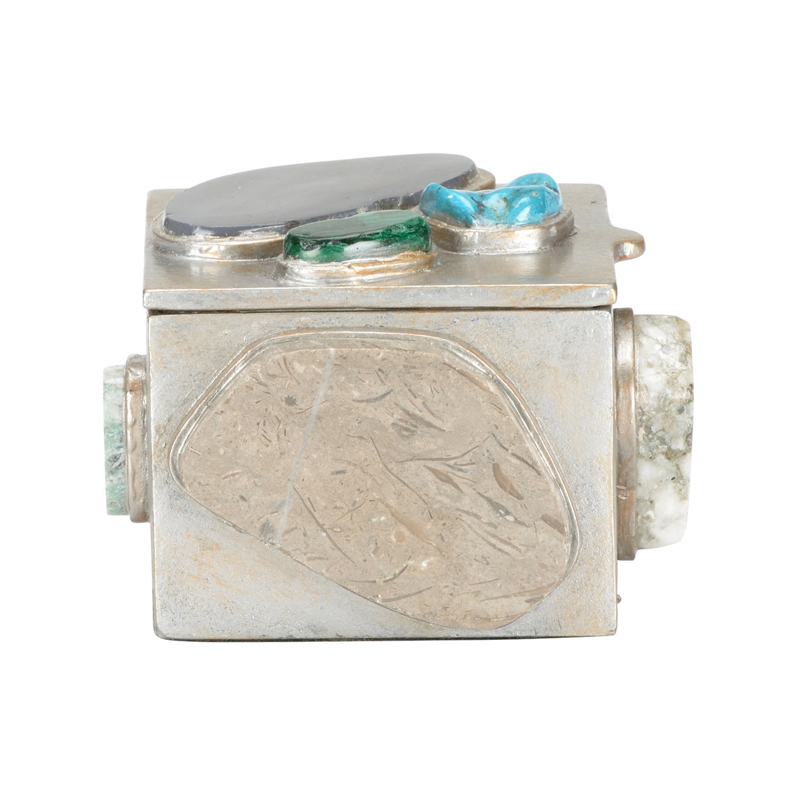 Chelsea House Caribbean Gold Jewelry Box Square (Lg)