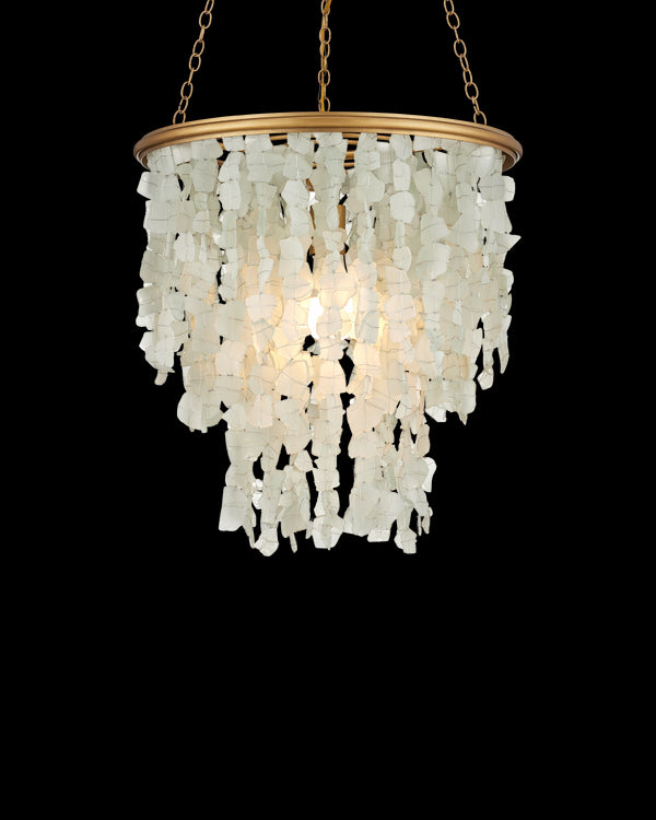 Currey & Company Verre De Mer Small Chandelier