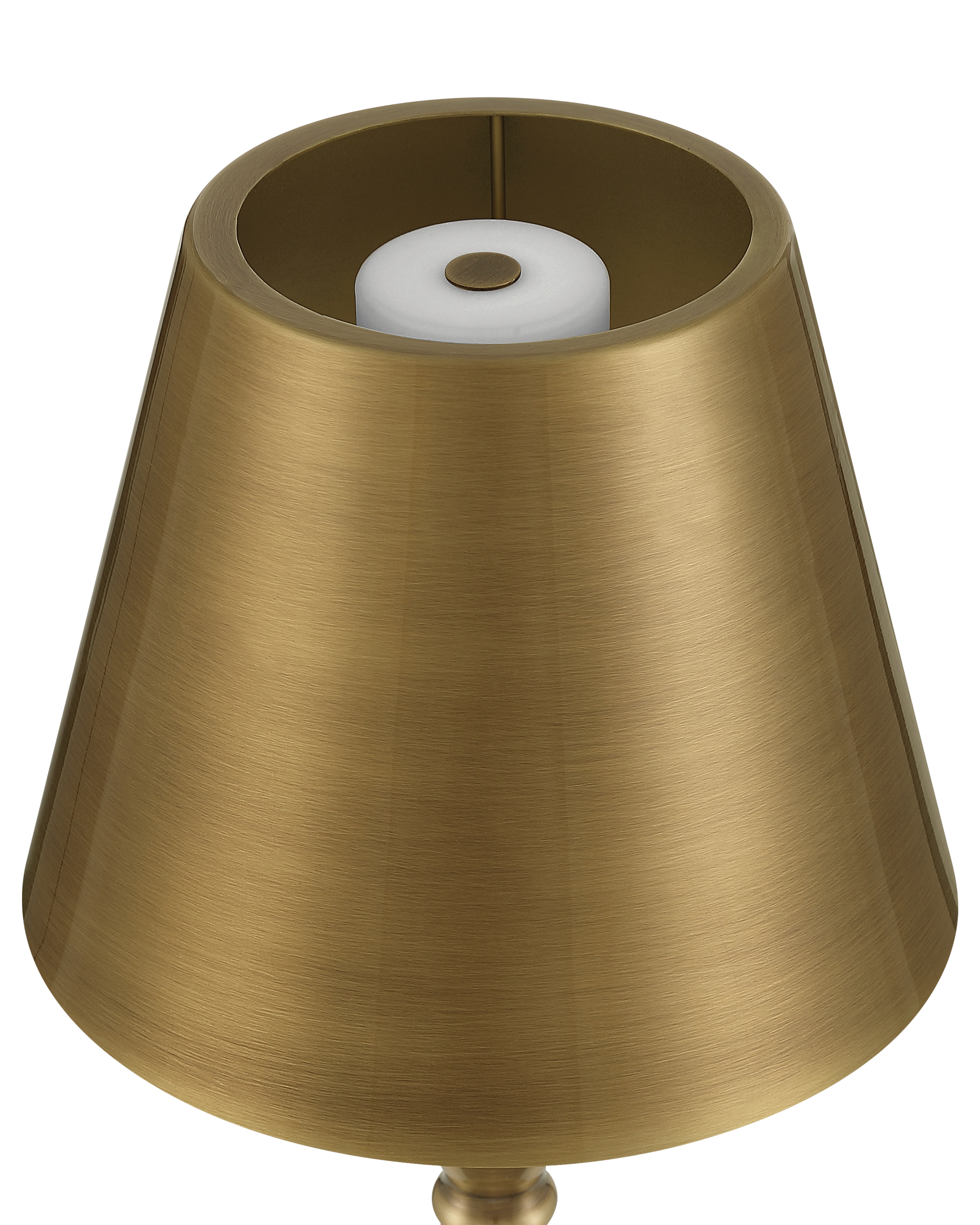 Currey & Company Viaggio Antique Brass Cordless Floor Lamp