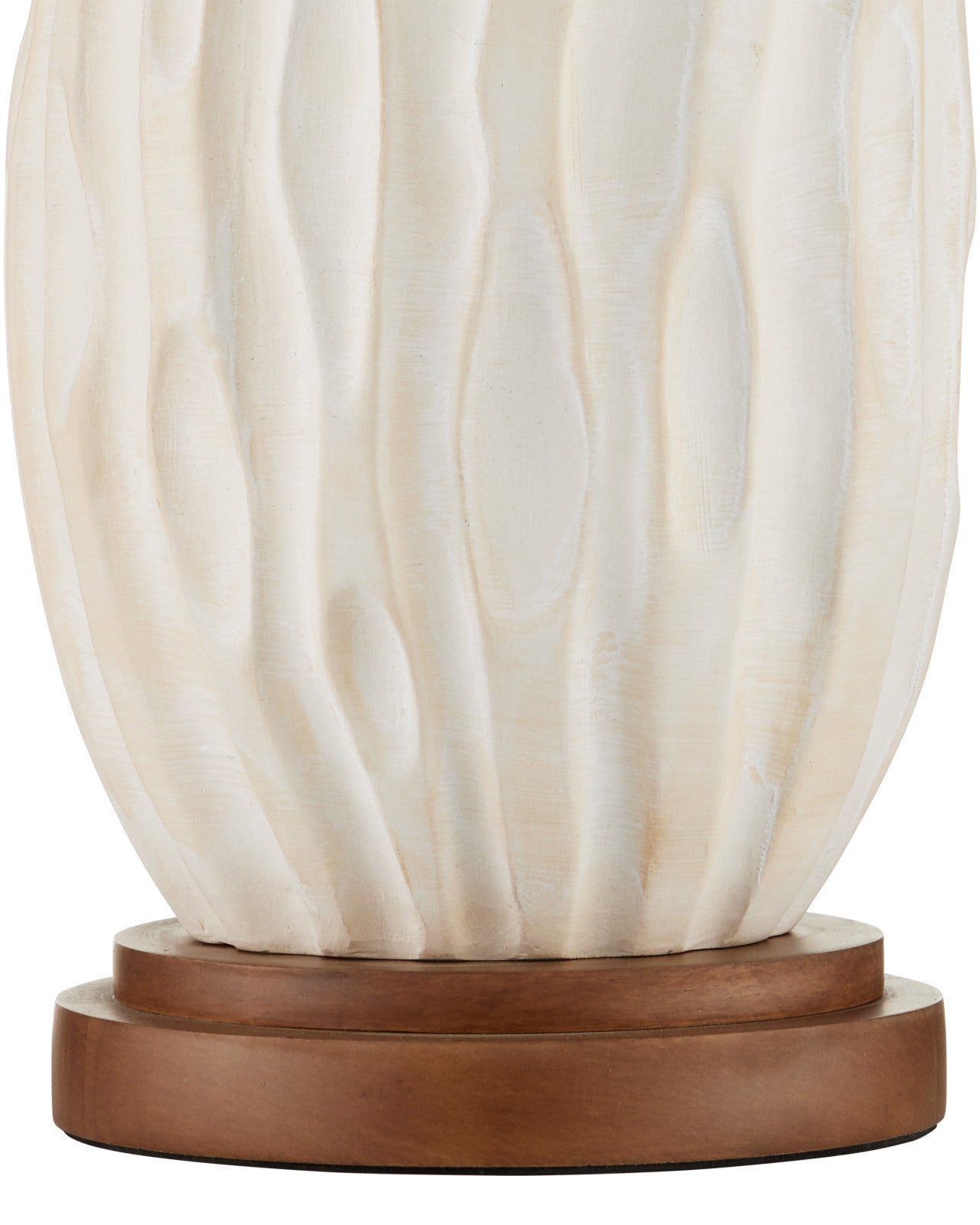 Currey & Company Water Borne Off White Ceramic Table Lamp