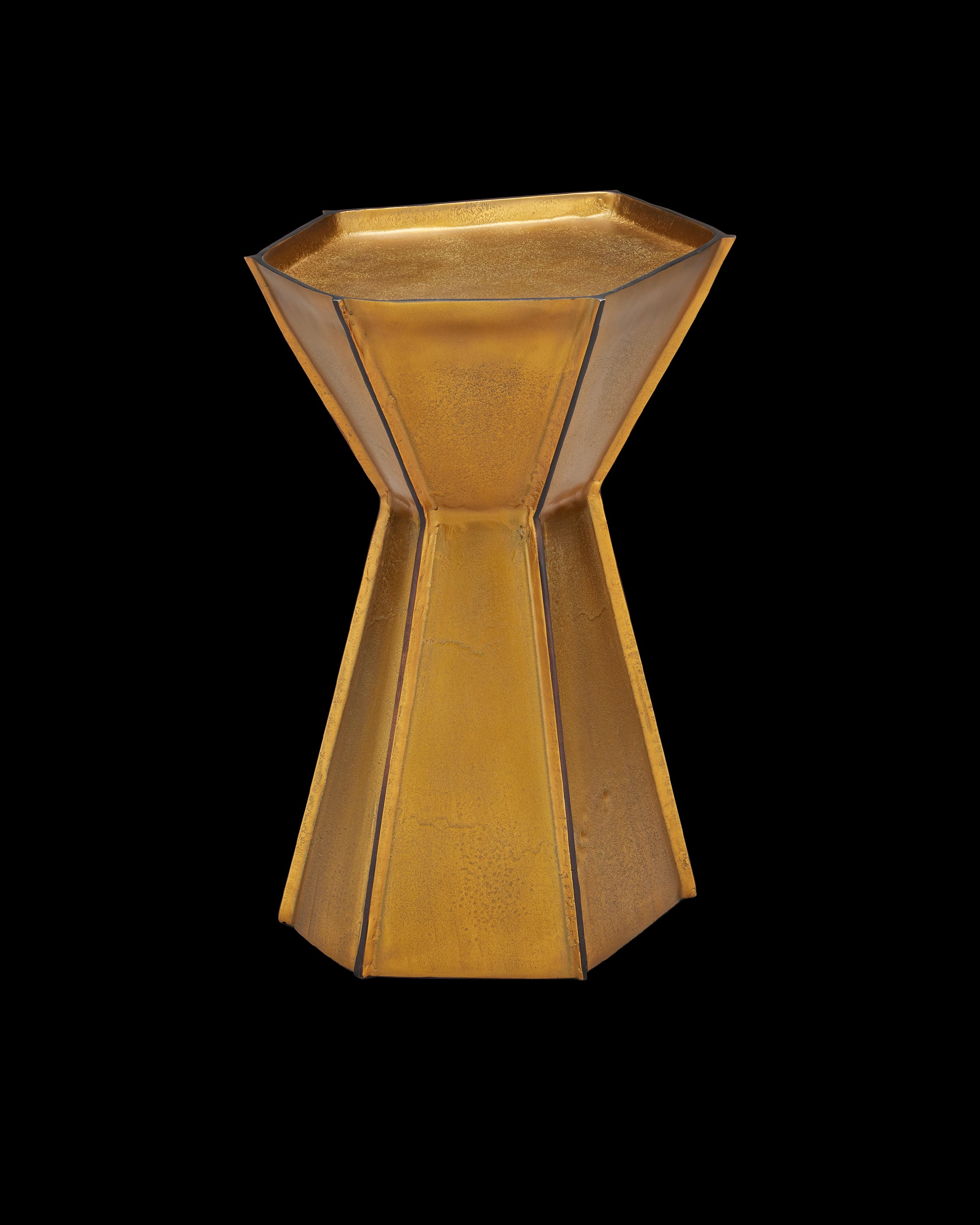 Currey & Company Merola Gold Accent Table