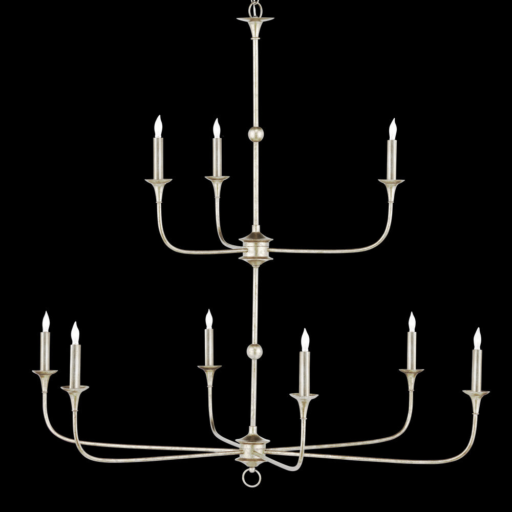 Currey & Company Nottaway Two Tier Champagne Chandelier