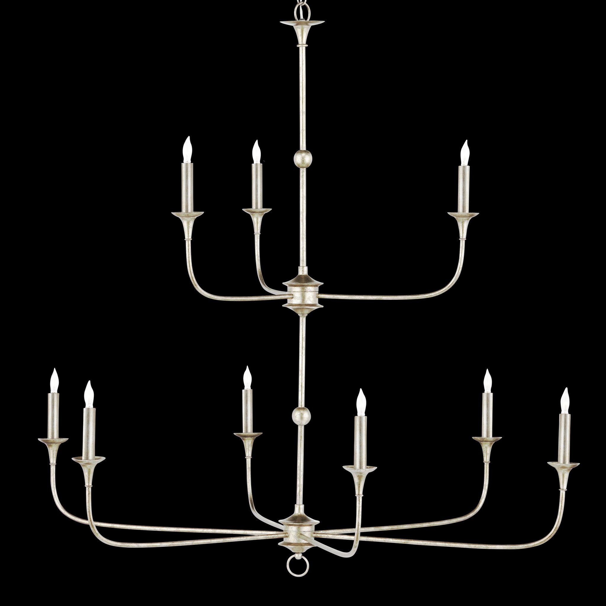 Currey & Company Nottaway Two Tier Champagne Chandelier