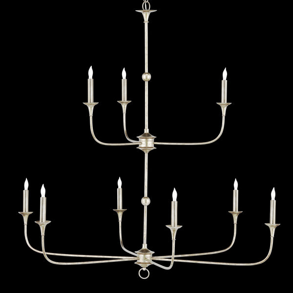 Currey & Company Nottaway Two Tier Champagne Chandelier