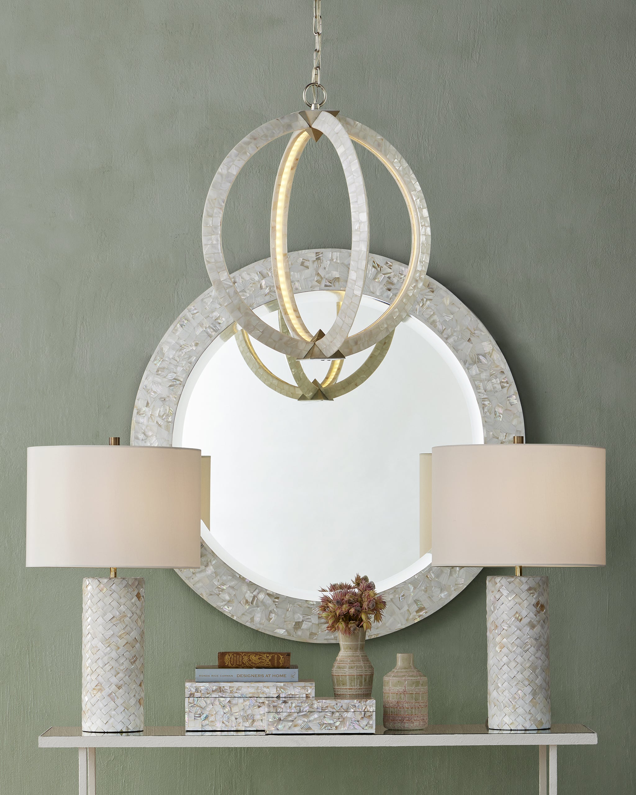 Currey & Company Riso Vase Set Of 2