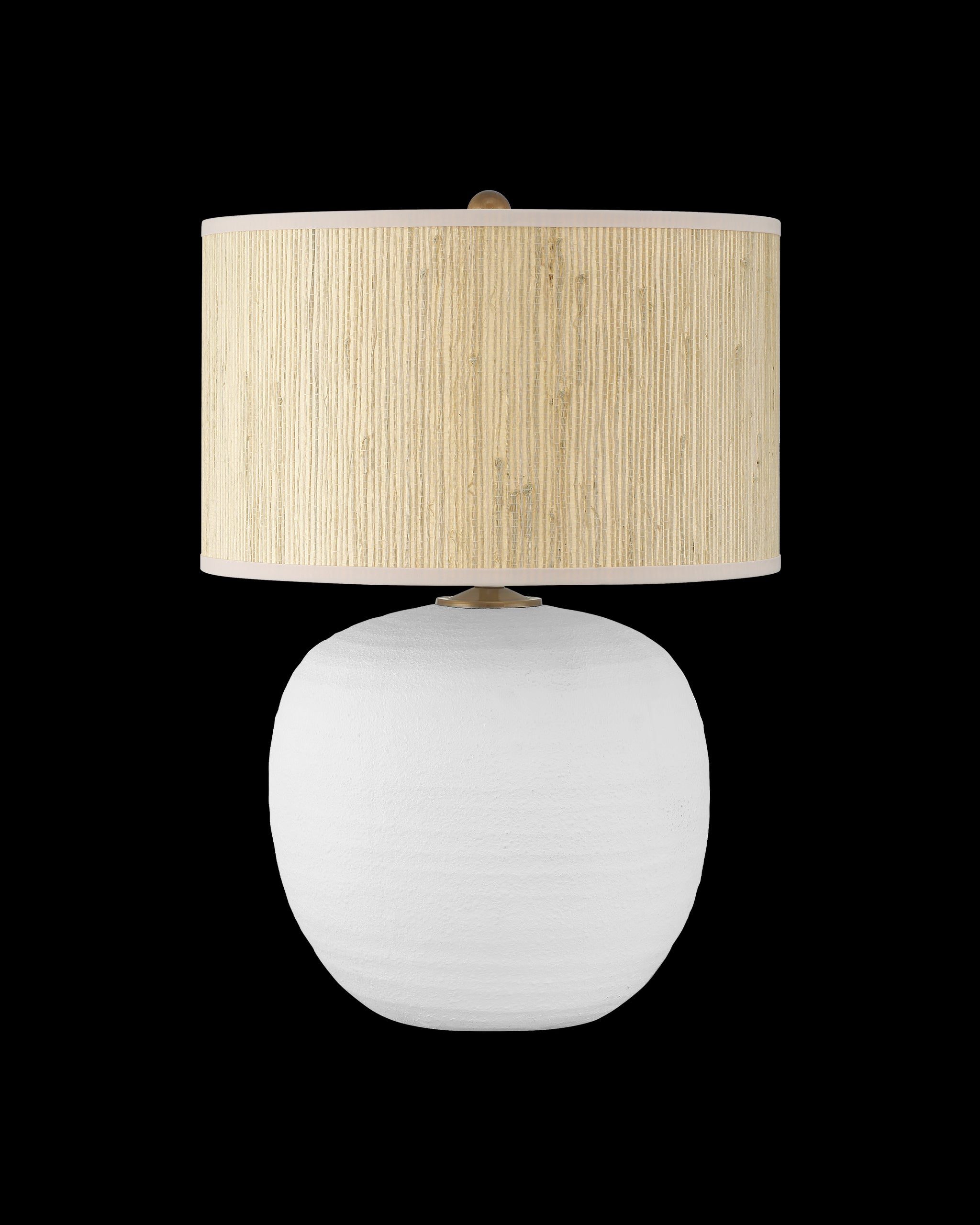 Currey & Company Zena White Table Lamp
