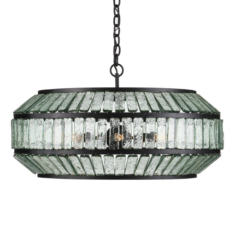 Currey And Company Centurion Recycled Glass Chandelier