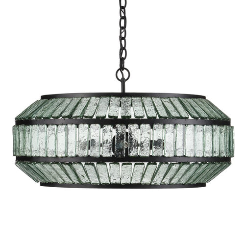 Currey And Company Centurion Recycled Glass Chandelier